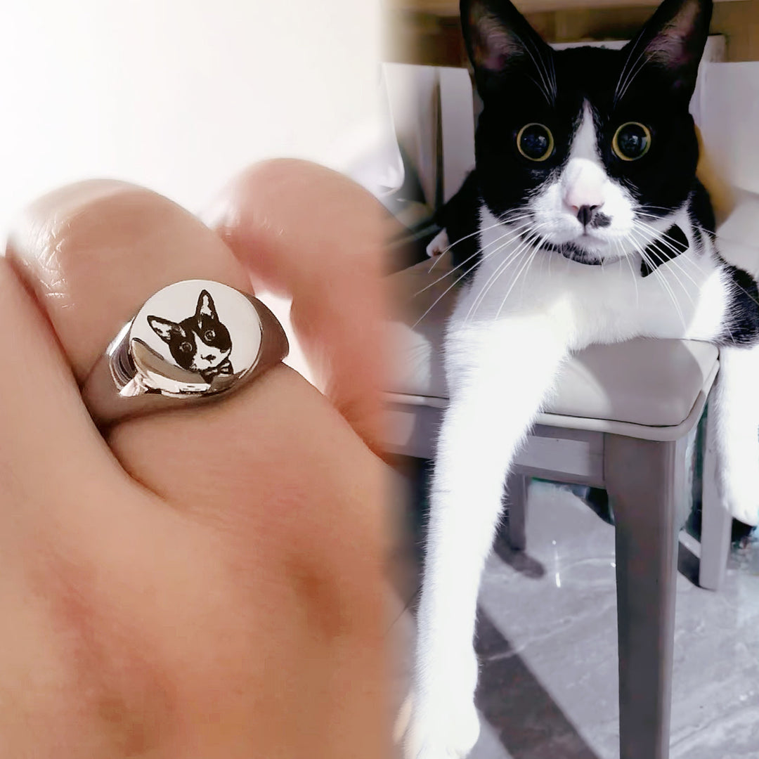 Custom Pet Signet Ring