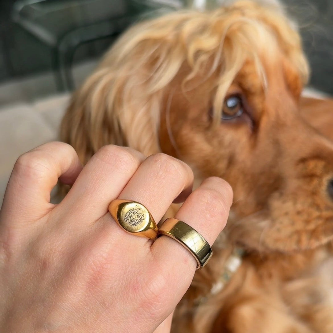 Custom Pet Signet Ring