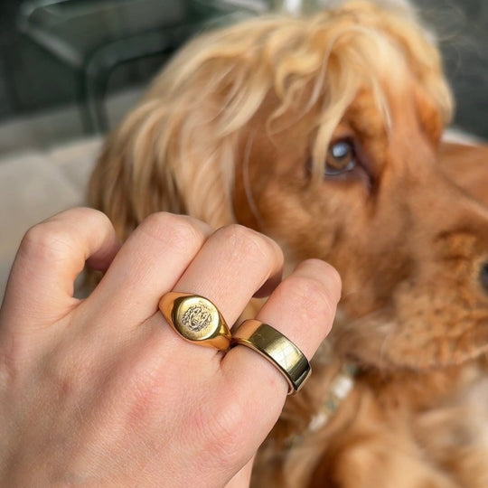 Custom Pet Signet Ring