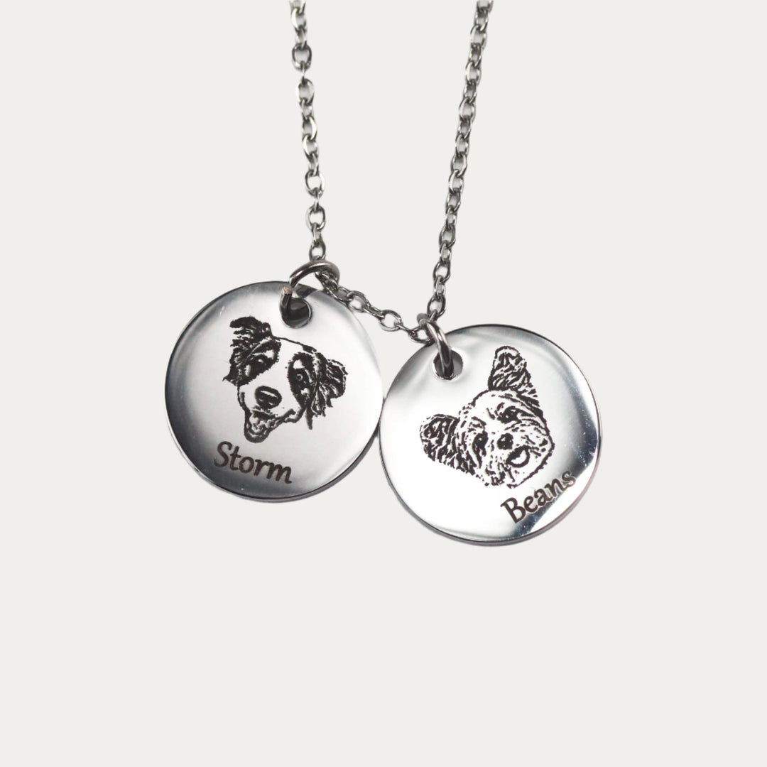 Pet Face Necklace 15mm