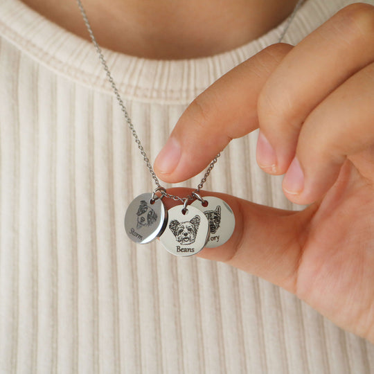 Pet Face Necklace 15mm