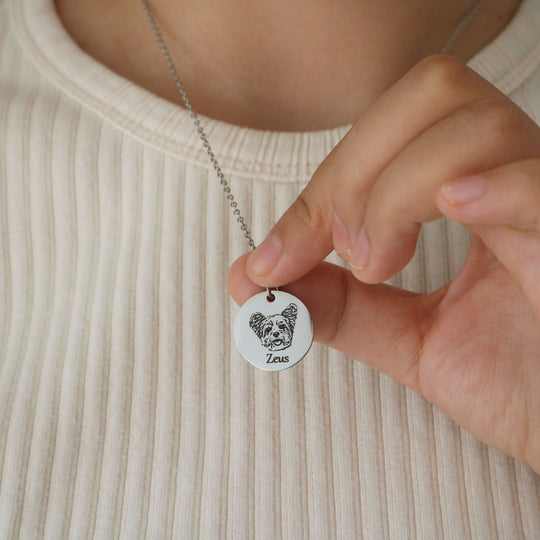 Woofyboo Pet Face Necklace