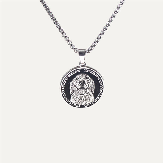 Woofyboo Dog Medallion Necklace