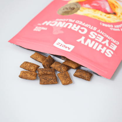 METZ Shiny Eyes Crunch Dog Treats Tasty Beef Recipe
