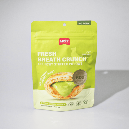METZ Fresh Breath Crunch Cat Treats Fresh Chicken Recipe