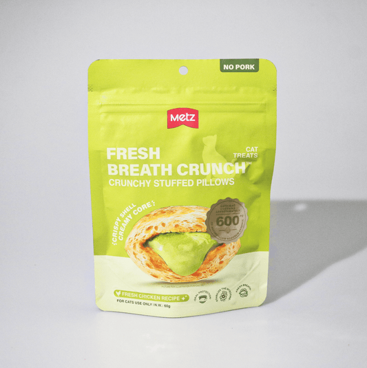 METZ Fresh Breath Crunch Cat Treats Fresh Chicken Recipe