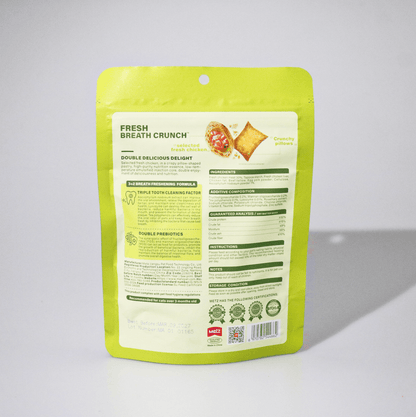 METZ Fresh Breath Crunch Cat Treats Fresh Chicken Recipe