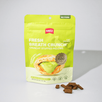 METZ Fresh Breath Crunch Cat Treats Fresh Chicken Recipe